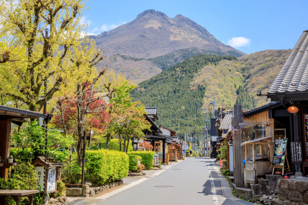 Bustling atmosphere along Yunotsubo Kaido shopping street in Yufuin, Oita - Bespoke Japan Tour Experience by Japan Navi Journey