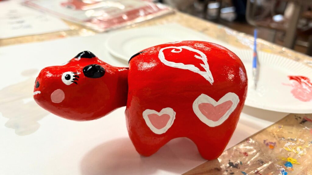 Hand-painted Akabeko in Aizu - Japan Navi Journey